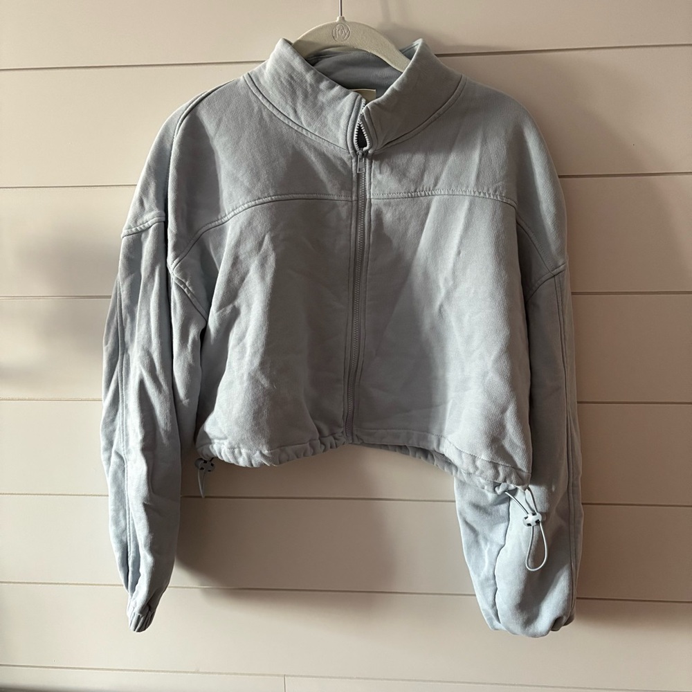 Youngla cropped zip up